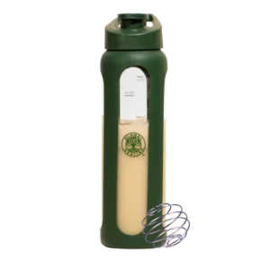 Glass Shaker Bottle Green (24 oz.)