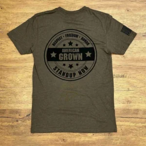 AMERICAN GROWN PATRIOTIC SHIRT